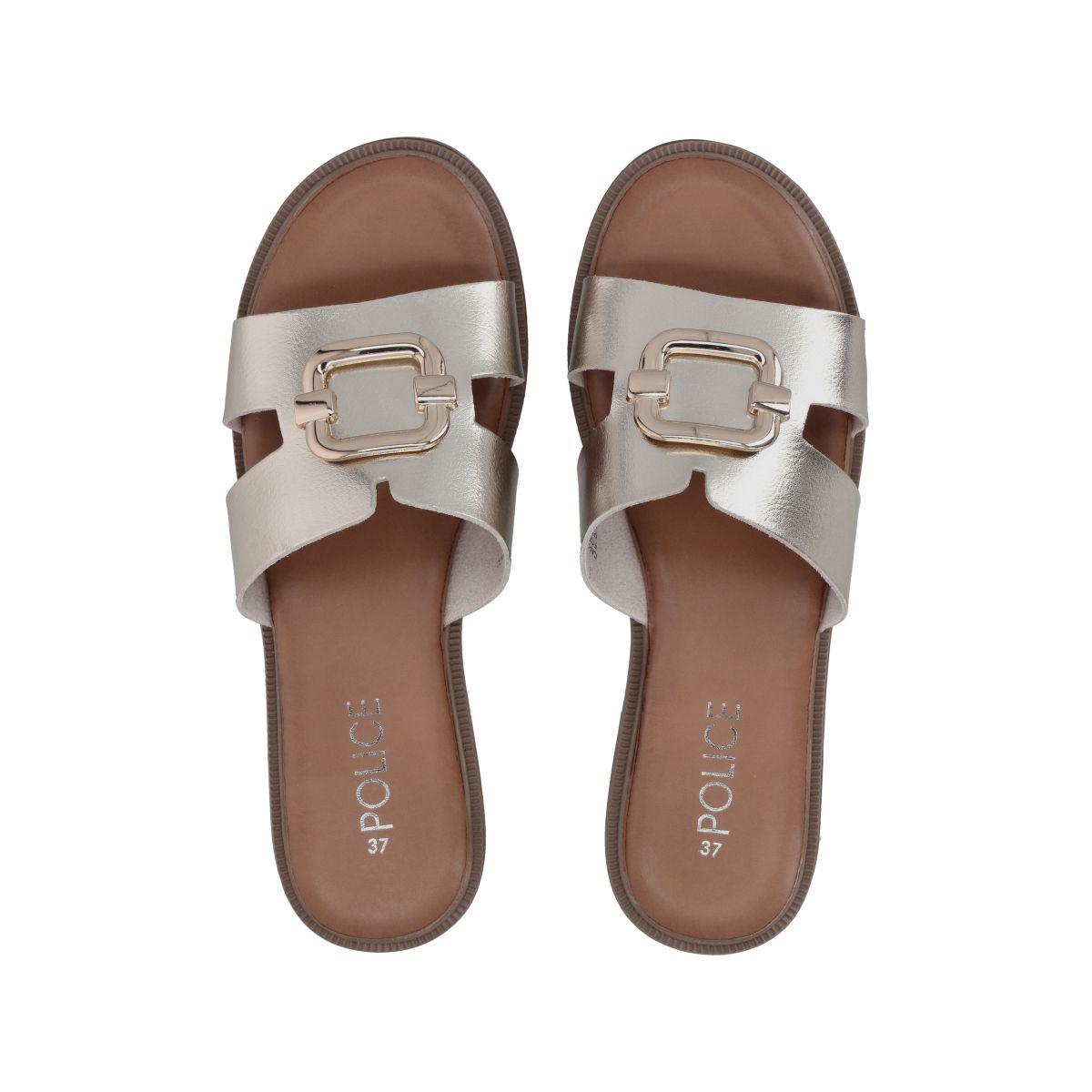 Sandalia Mujer Dorado Sienna Police-1