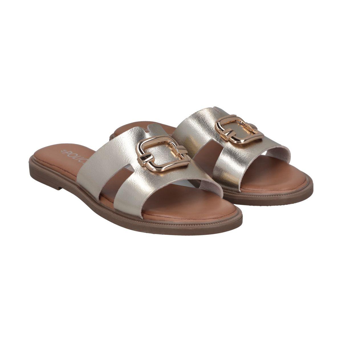 Sandalia Mujer Dorado Sienna Police-2