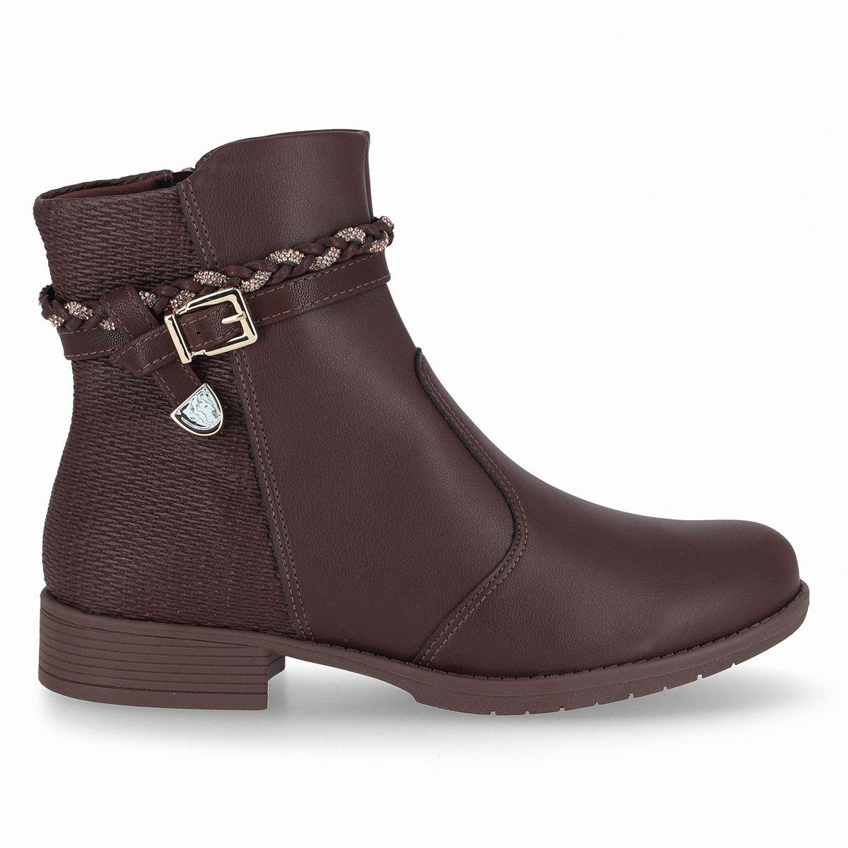 Botin Mujer Chocolate Leci 34 Piccadilly-0