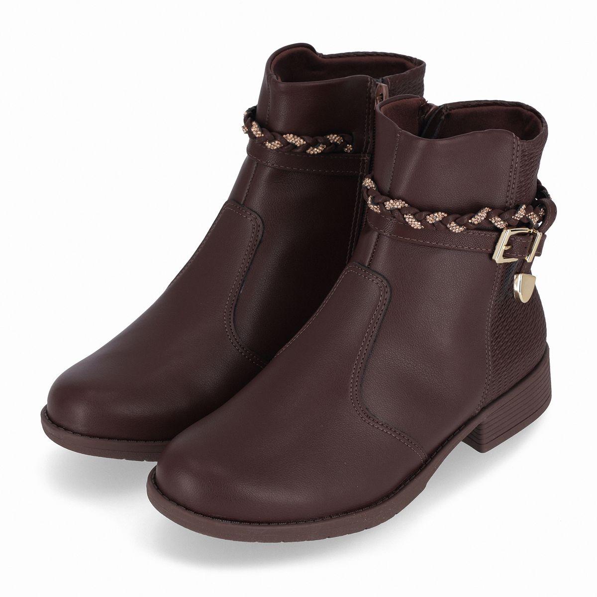 Botin Mujer Chocolate Leci 34 Piccadilly-2