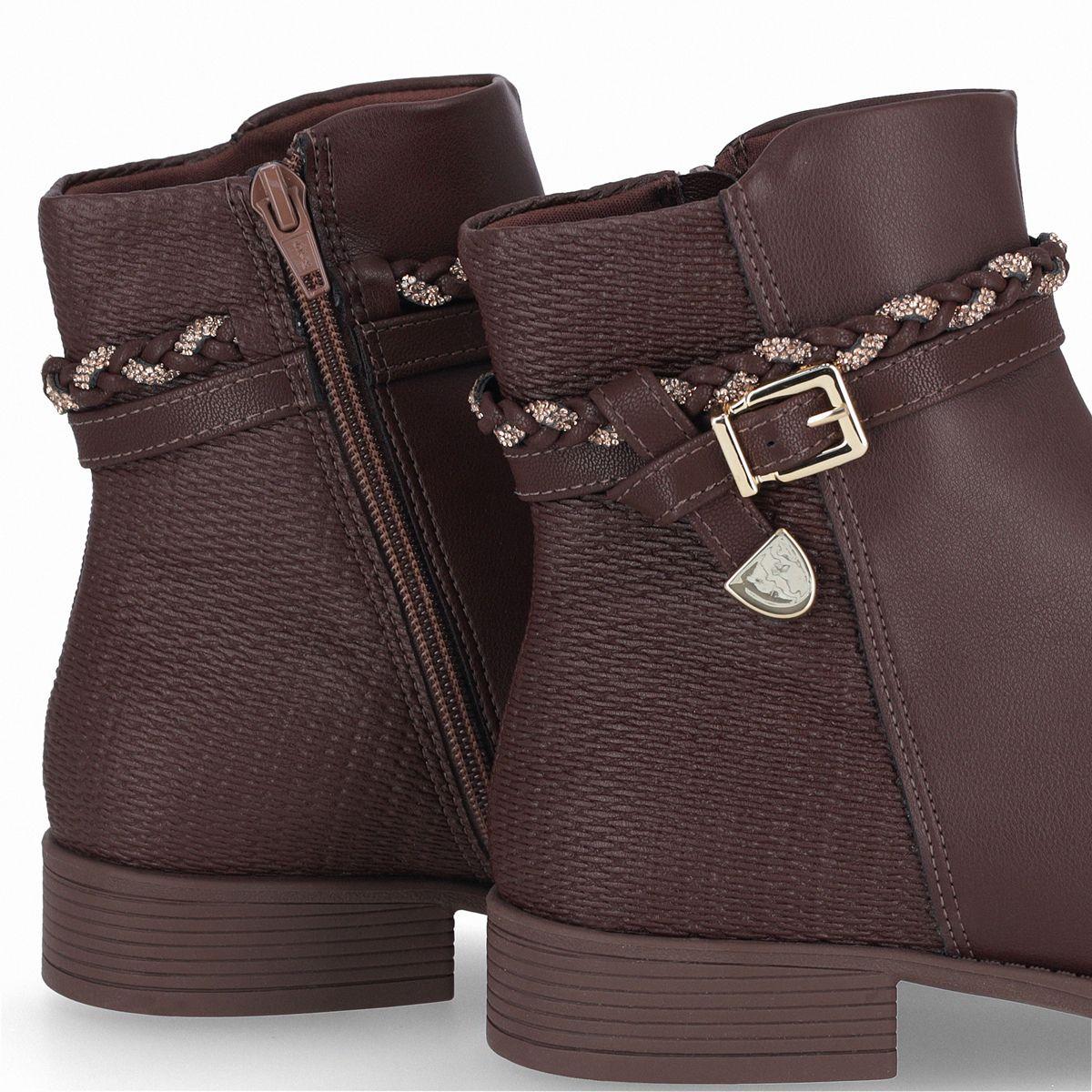 Botin Mujer Chocolate Leci 34 Piccadilly-4