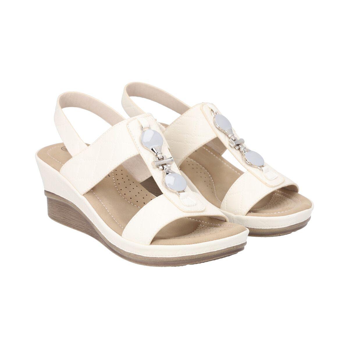 Sandalia Mujer Beige Riri Police-0