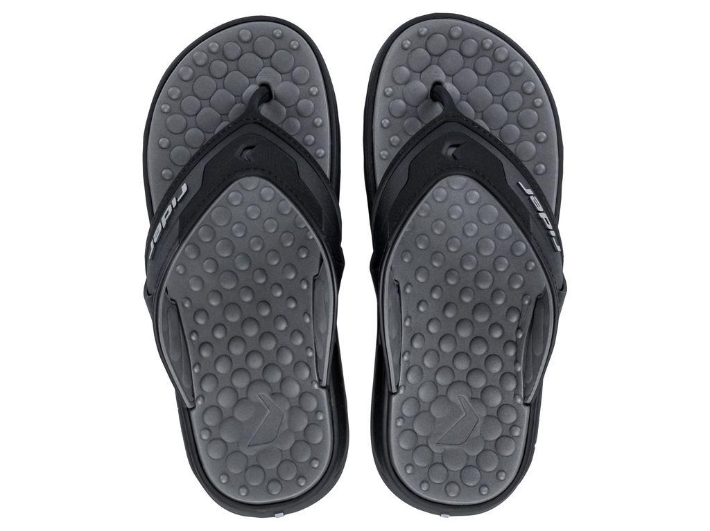 Sandalia Hombre Negro Soft Plus Rider-0