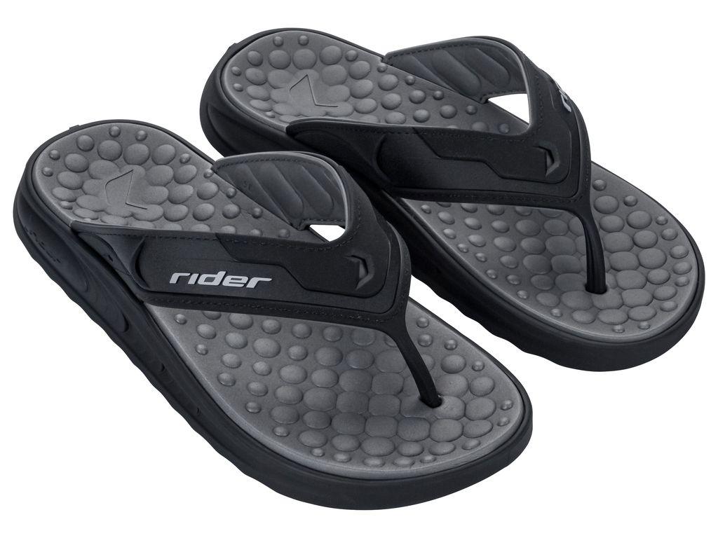 Sandalia Hombre Negro Soft Plus Rider-2