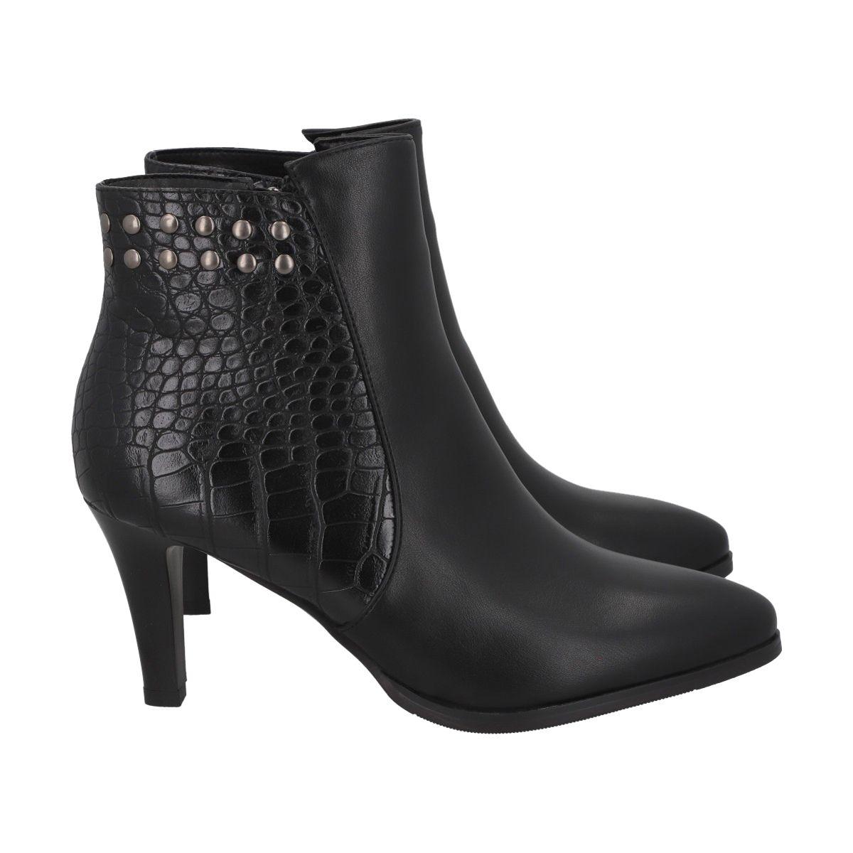 Botin Mujer Negro Bobbi 56 Negro Police-2