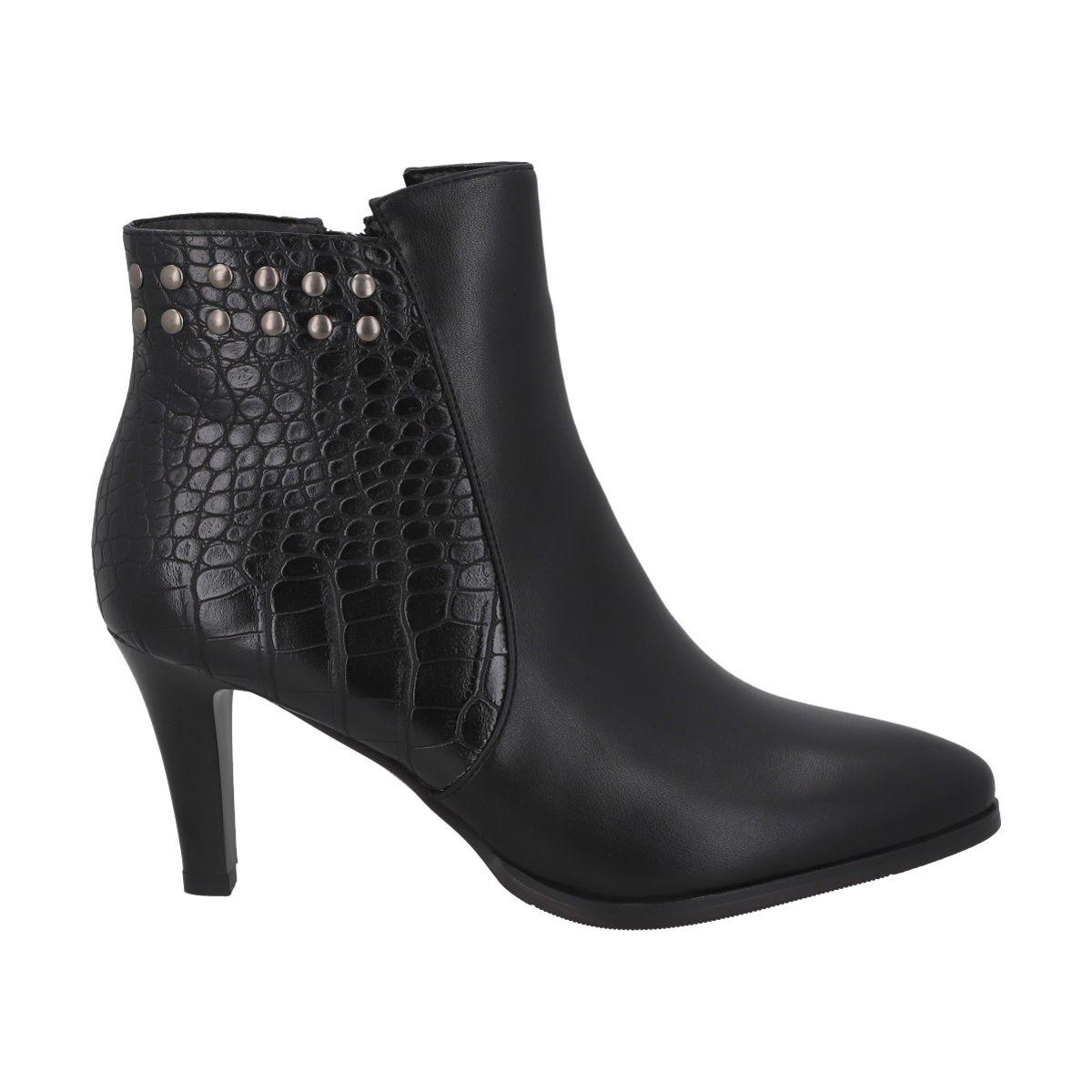 Botin Mujer Negro Bobbi 56 Negro Police-4