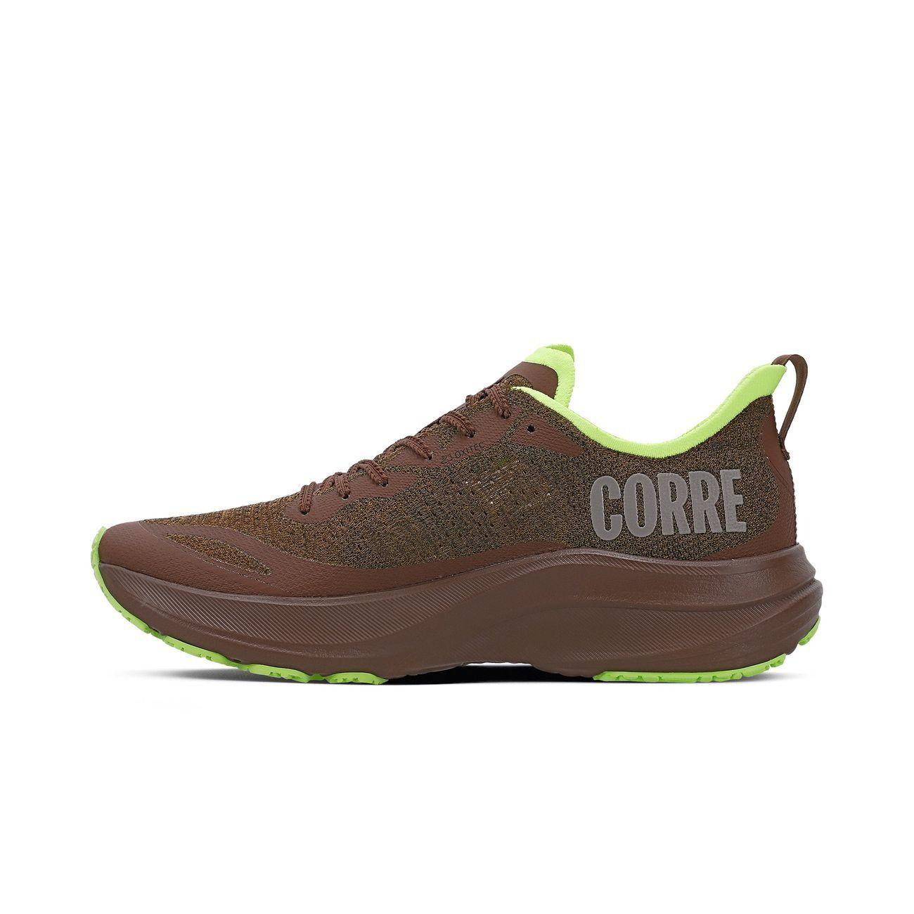 Zapatilla Running Hombre Corre 4 Café-2