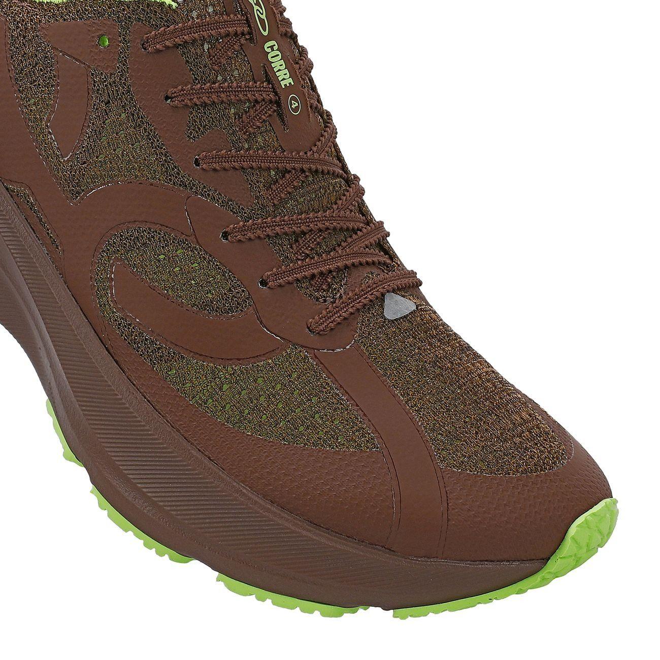 Zapatilla Running Hombre Corre 4 Café-7