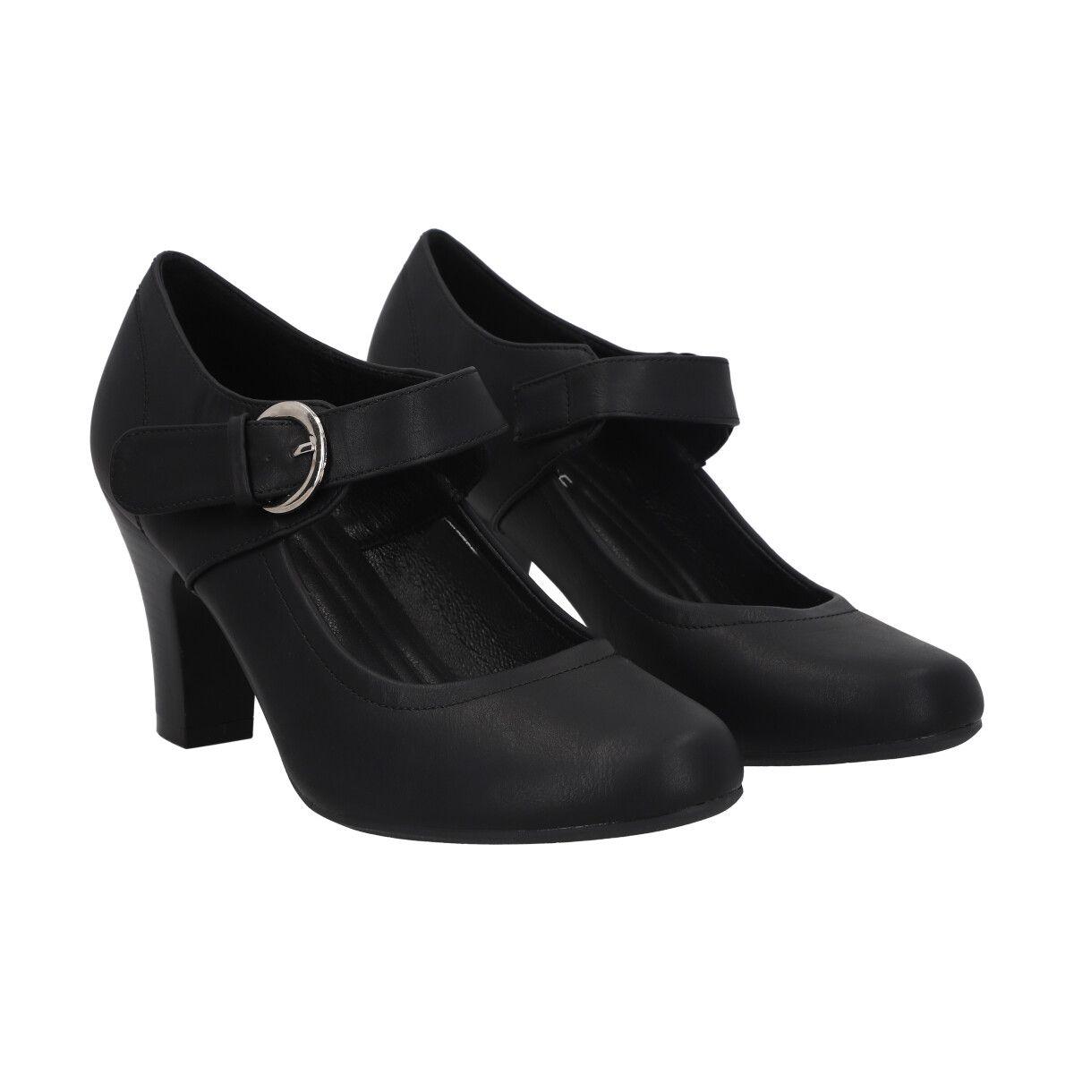 Zapato De Cueca Mujer Negro Police-4