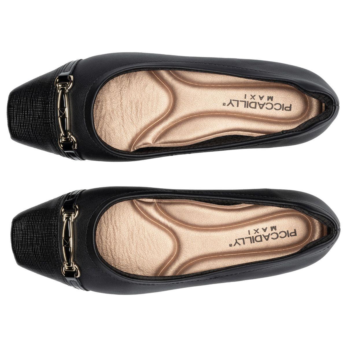 Zapato Mujer Dorado/Negro Fernanda 83 Piccadilly-1