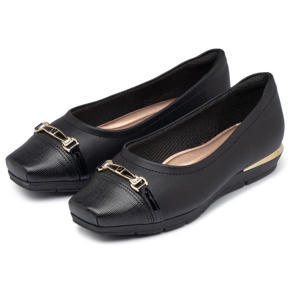 Zapato Mujer Dorado/Negro Fernanda 83 Piccadilly-2