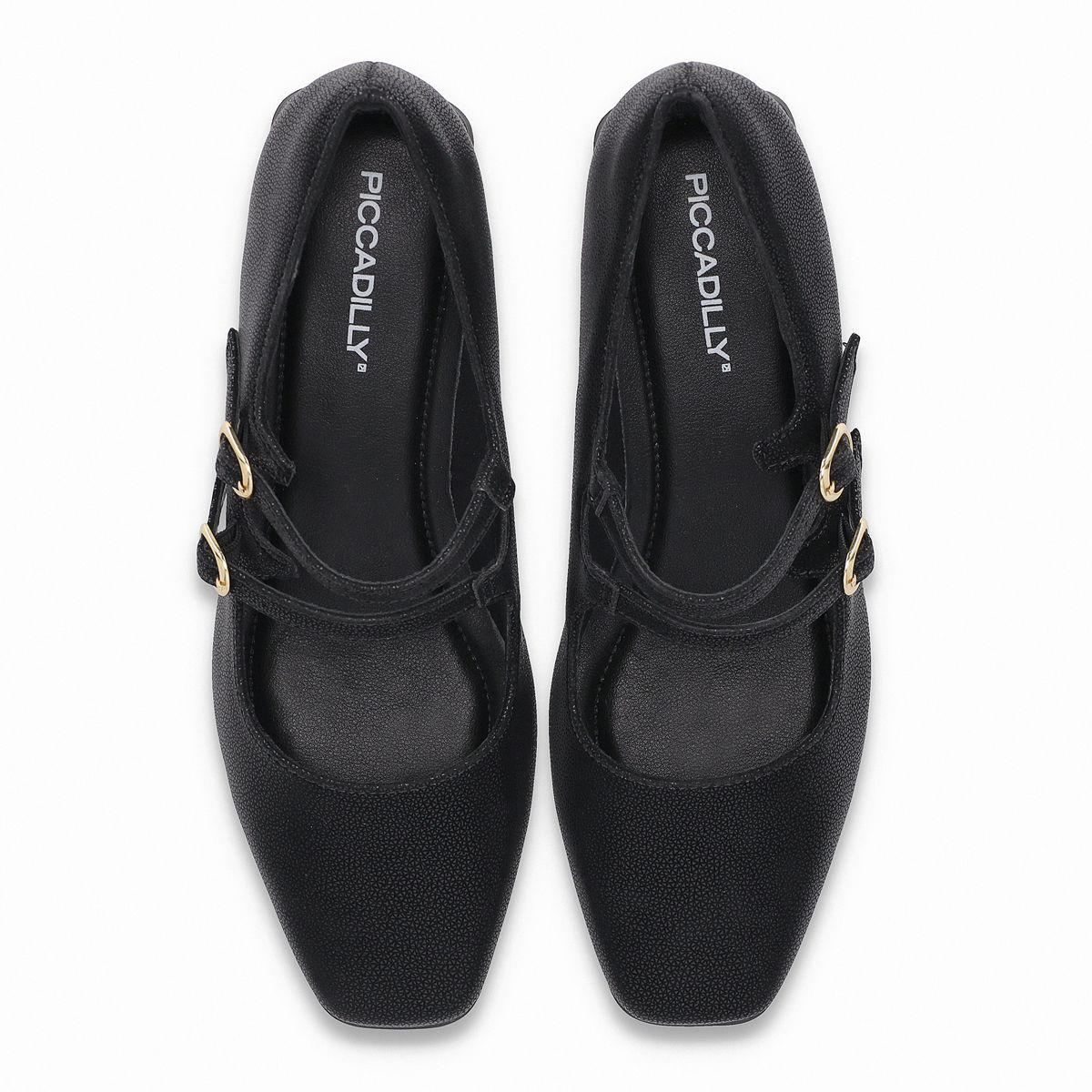 Zapato Mary Jane Mujer Negro Tati Piccadilly-1