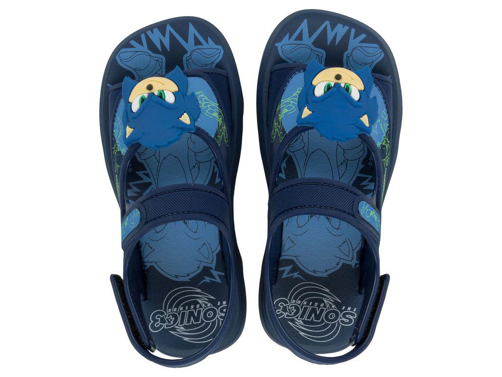 Sandalia Infantil Azul Oscuro Sonic Rush Ipanema-0