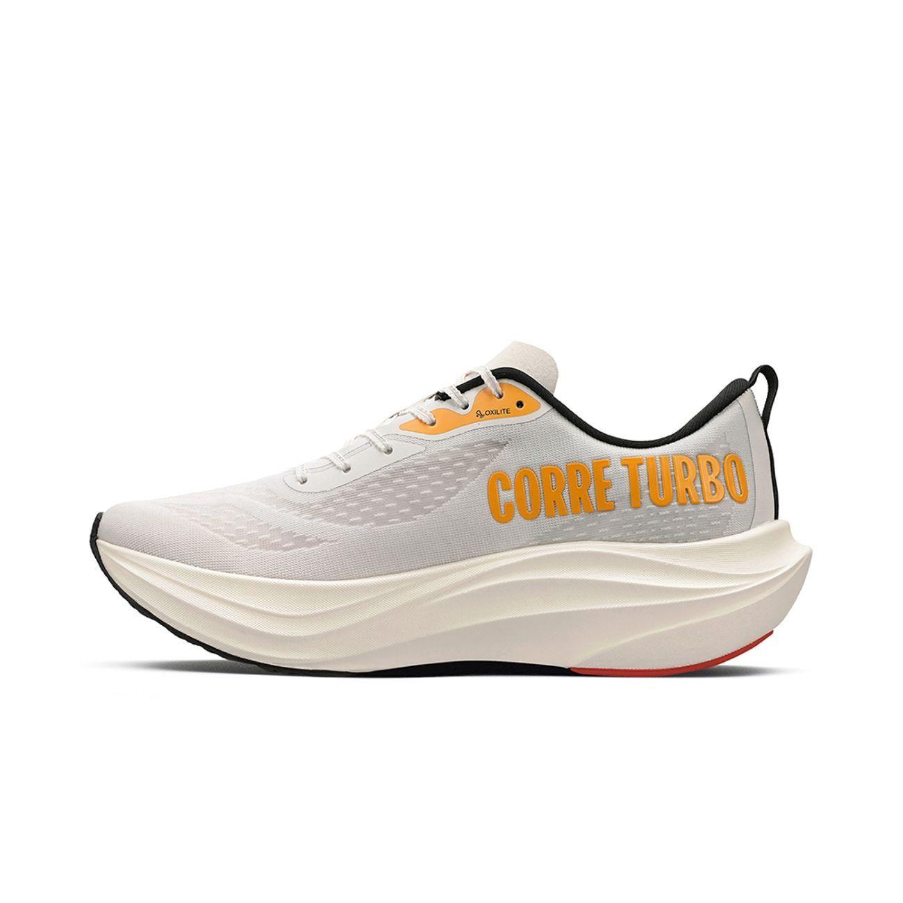 Zapatilla Running Mujer Corre TURBO Blanco-2