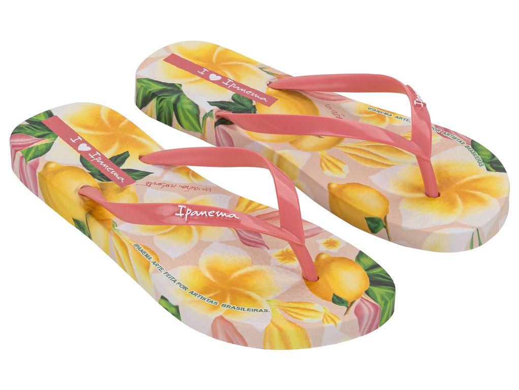 Sandalia Mujer Rosa/Amarillo Arte Ad Ipanema-1