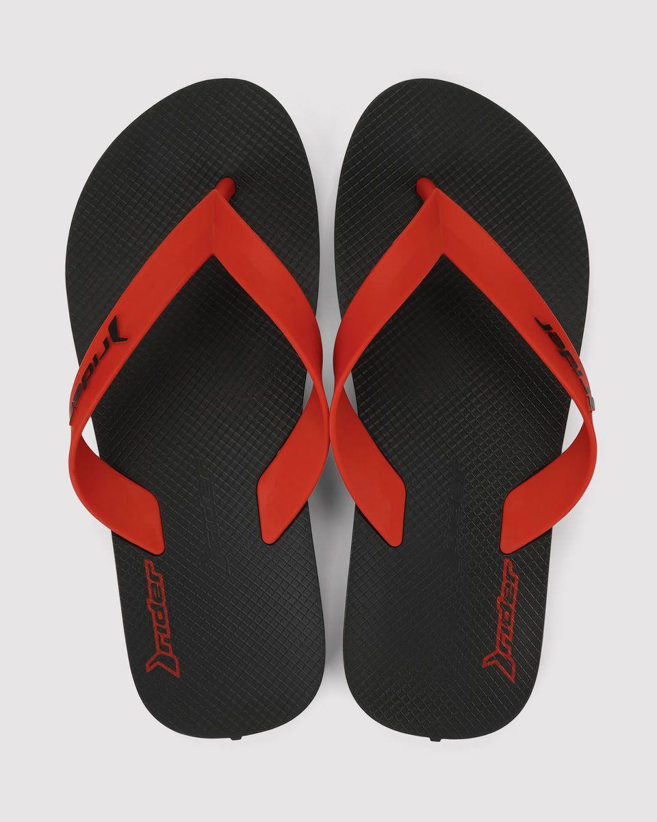 Sandalia Hombre Negro/Rojo Feel Light Rider-1