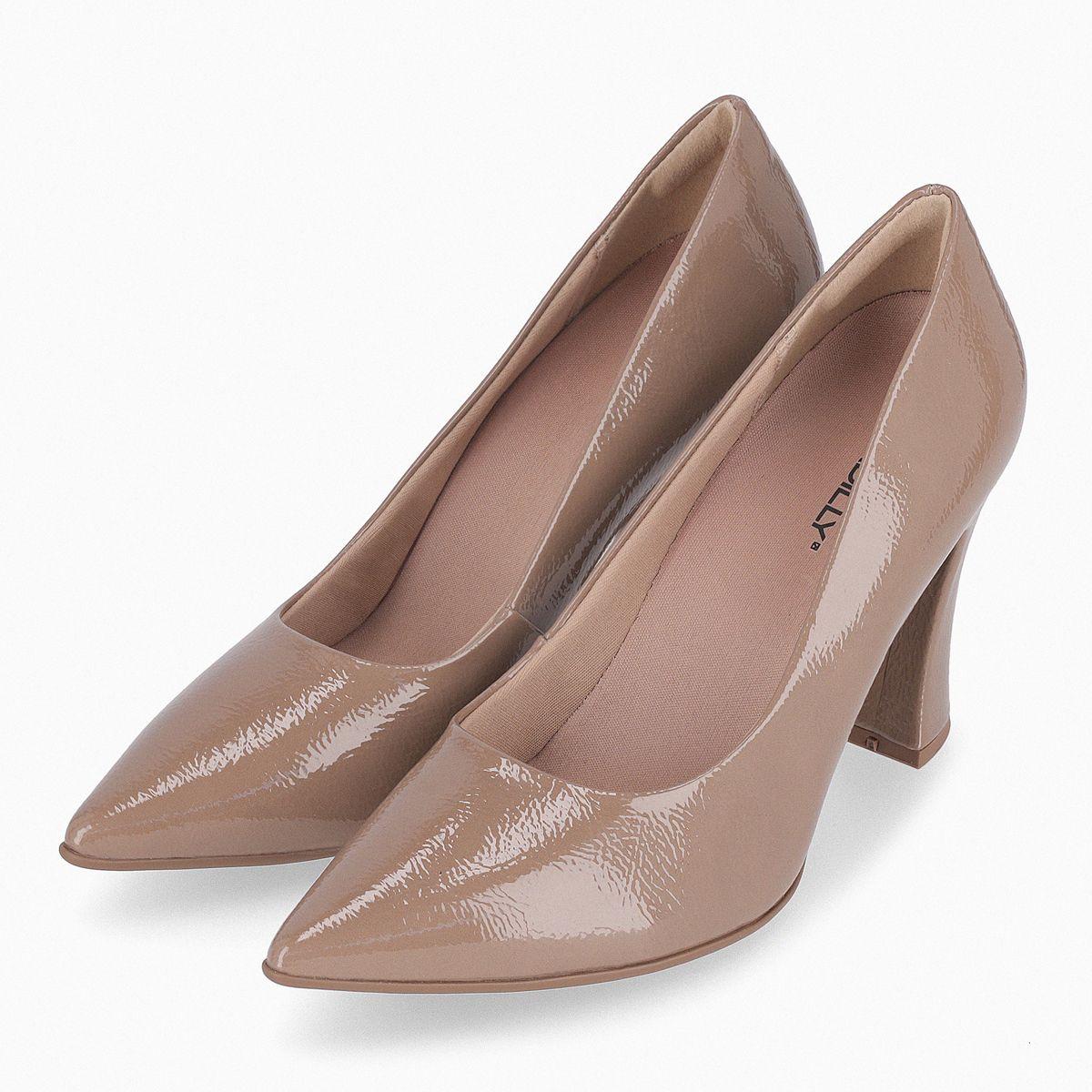 Zapato Mujer Nude/Charol Silvana 41 Piccadilly-2