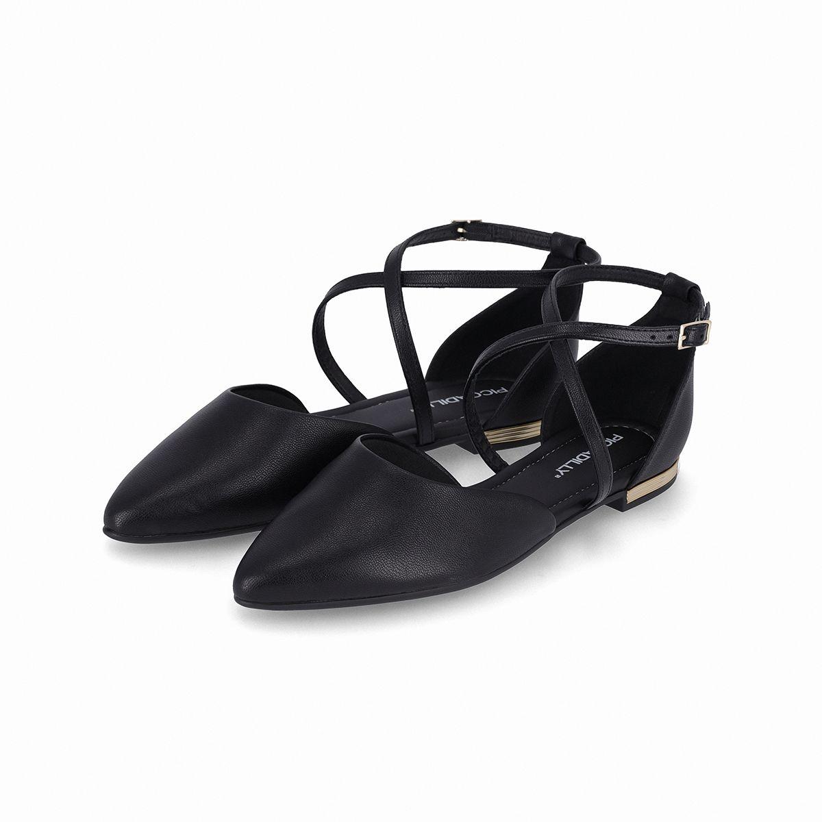 Zapato Ana 36 Negro/Dorado Piccadilly-0