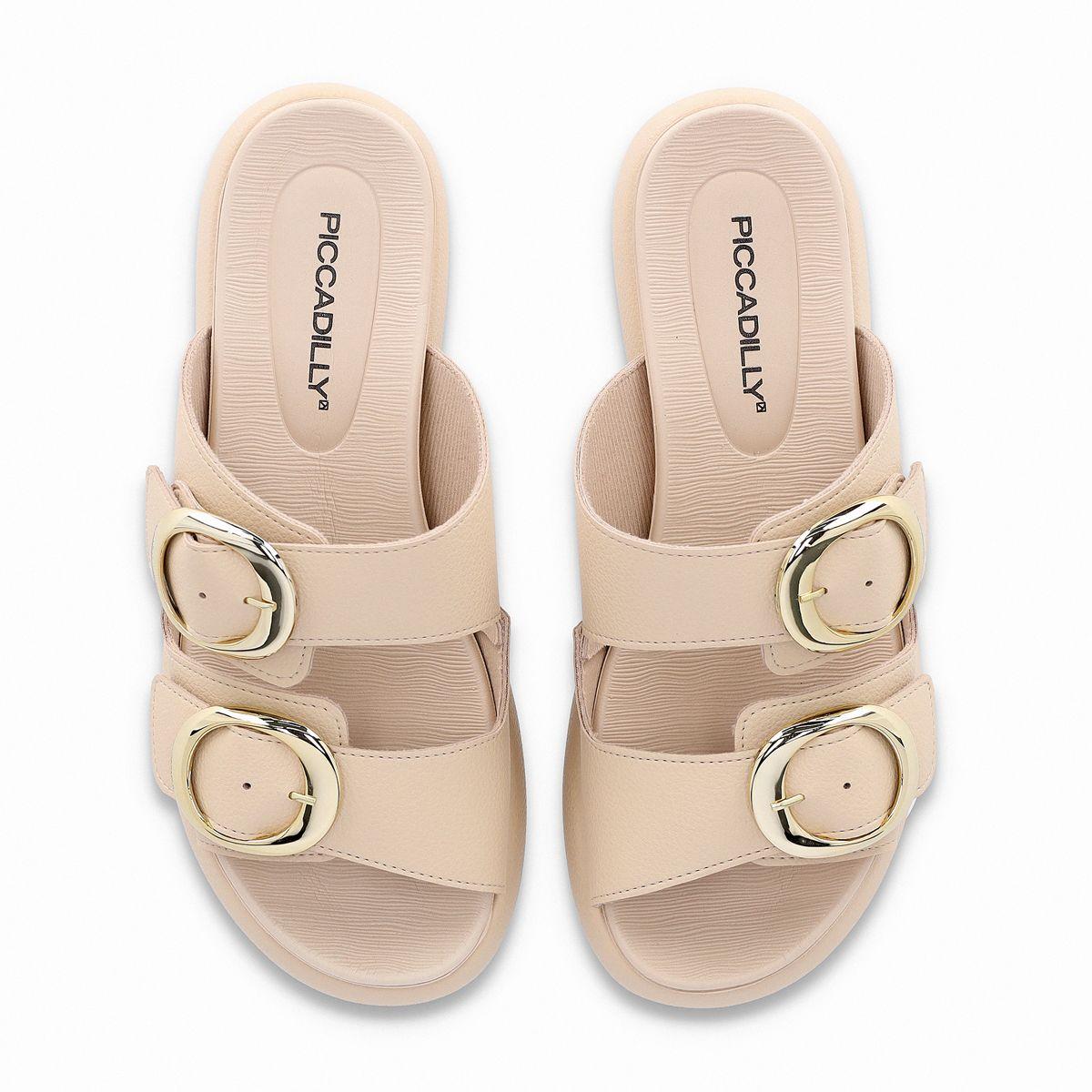 Sandalia Mujer Nude/Dorado Sol  Piccadilly-1