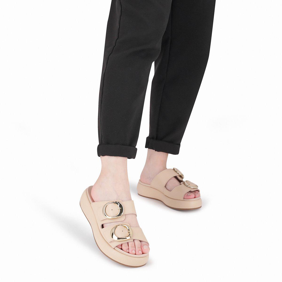 Sandalia Mujer Nude/Dorado Sol  Piccadilly-2