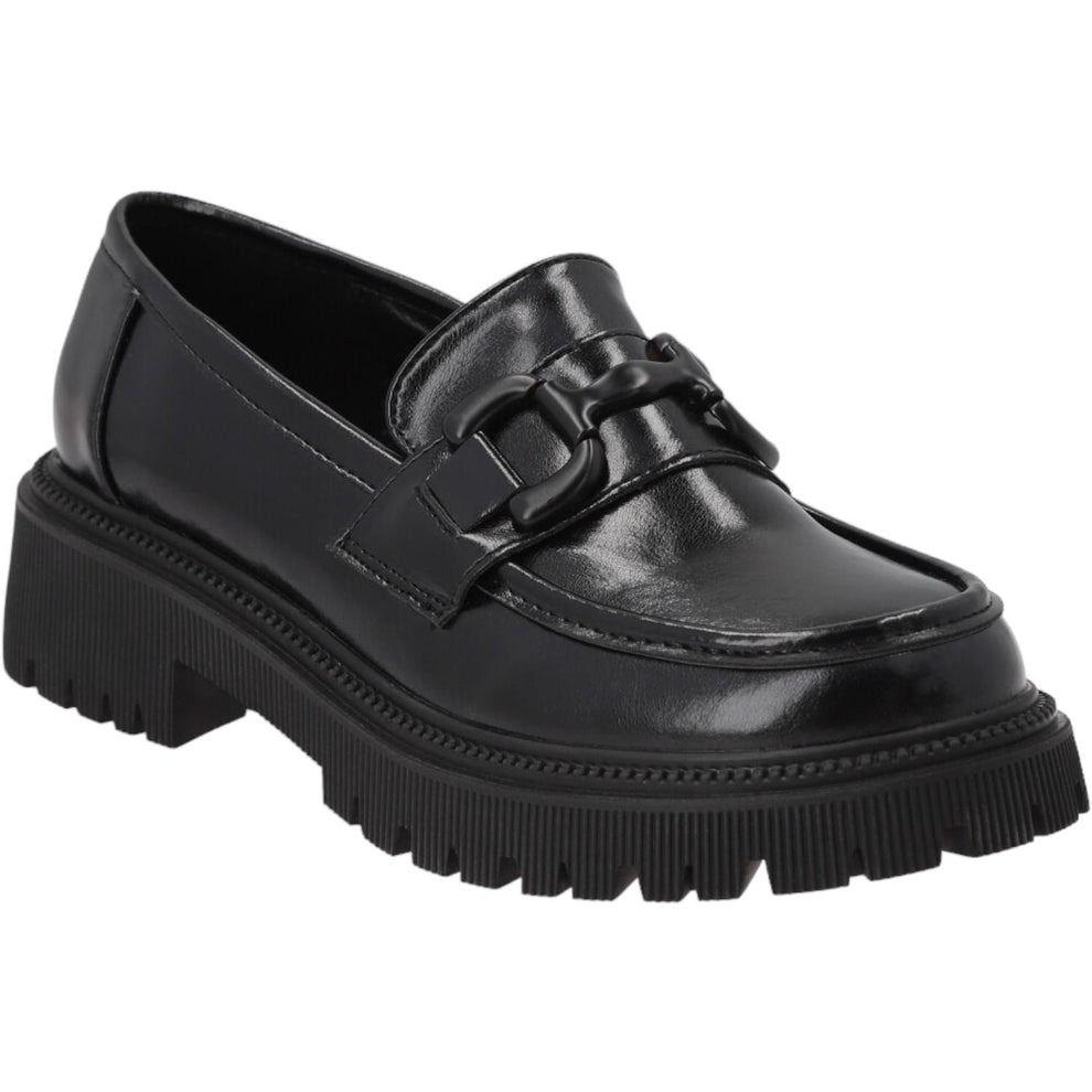 Mocasin Mujer Negro Adela Detogni-2