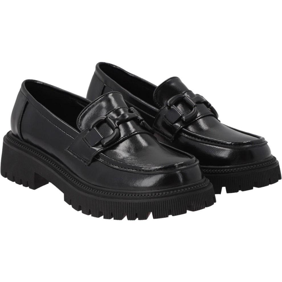 Mocasin Mujer Negro Adela Detogni-3