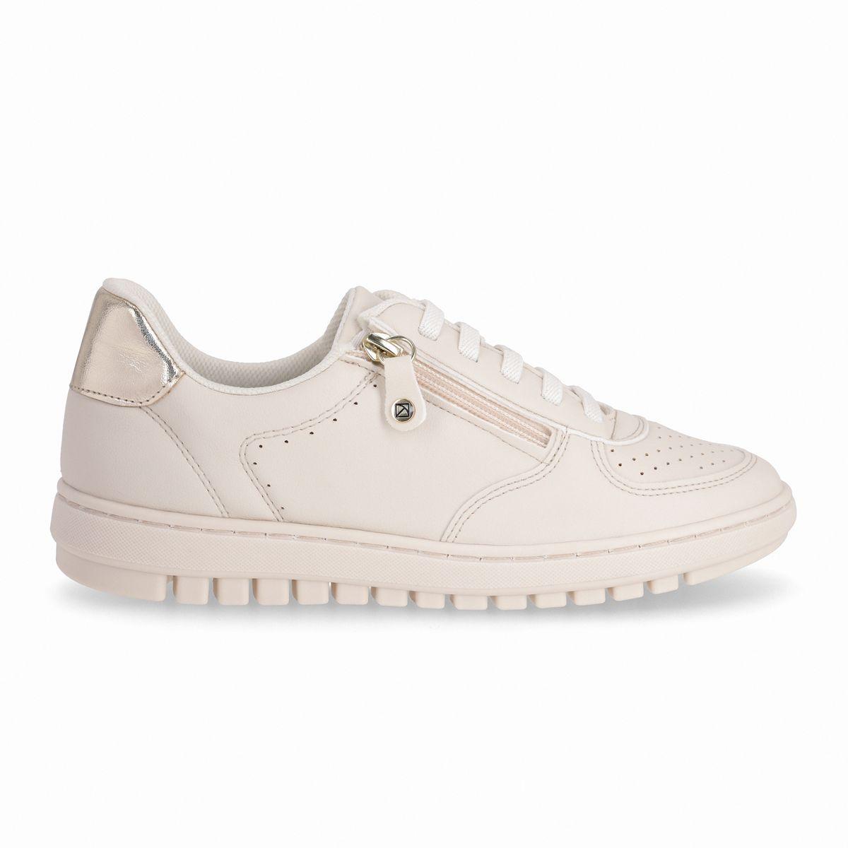 Zapatilla Mujer Crema Franciele Piccadilly-0