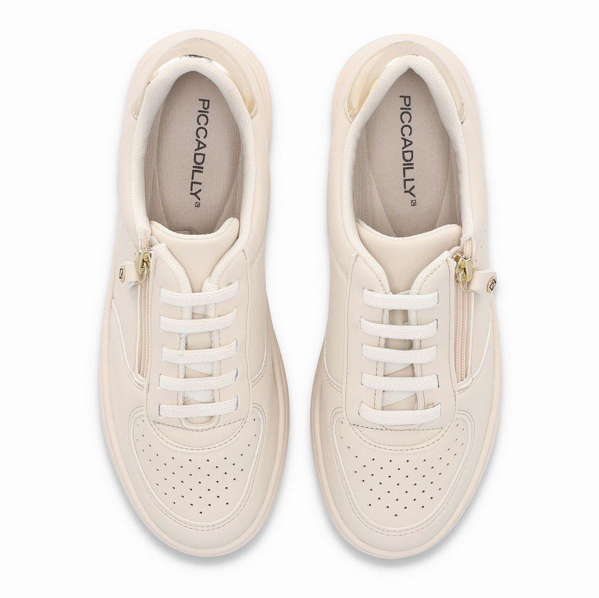 Zapatilla Mujer Crema Franciele Piccadilly-1