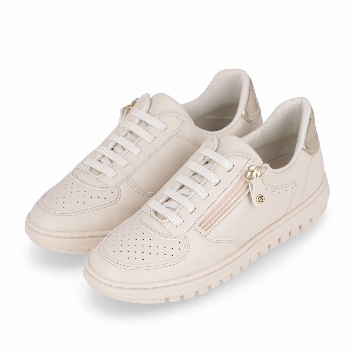 Zapatilla Mujer Crema Franciele Piccadilly-2