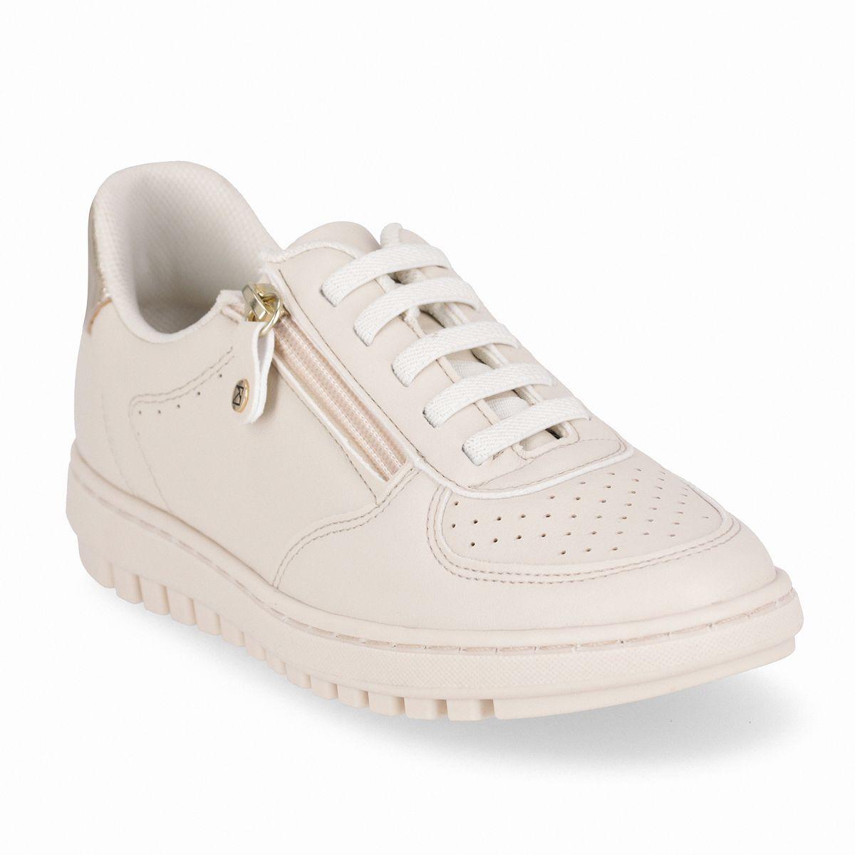 Zapatilla Mujer Crema Franciele Piccadilly-3