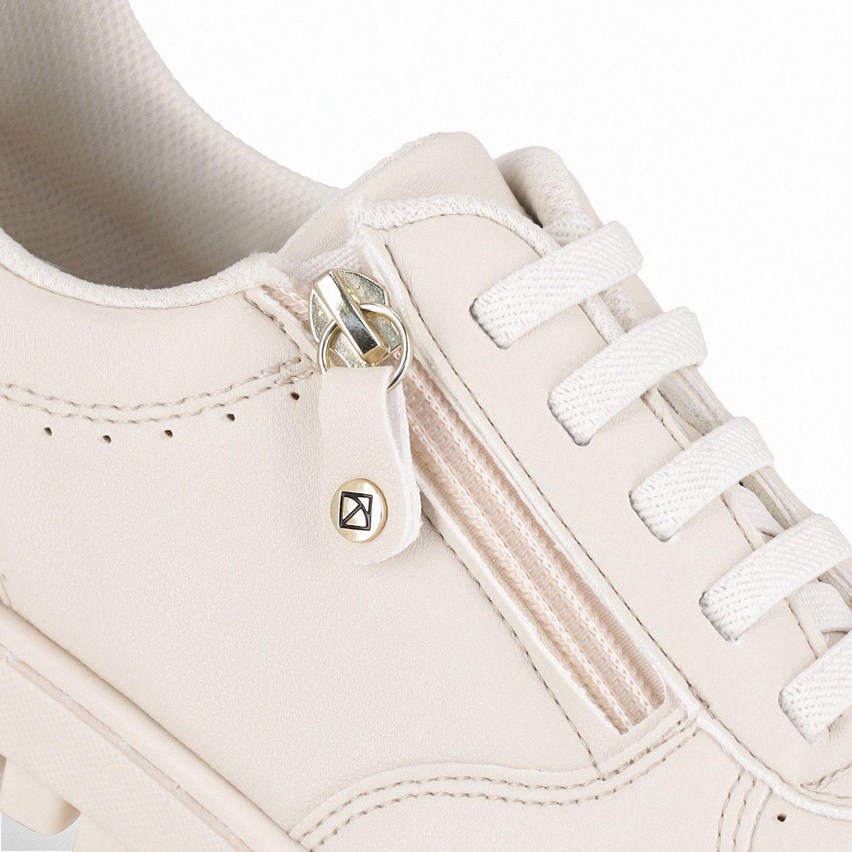 Zapatilla Mujer Crema Franciele Piccadilly-4