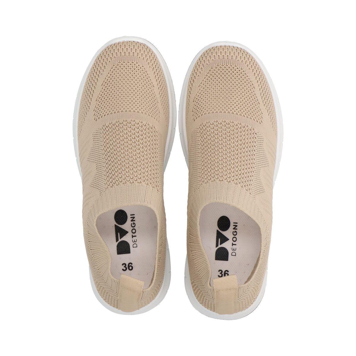 Zapatilla Mujer Beige Karen  Detogni-2
