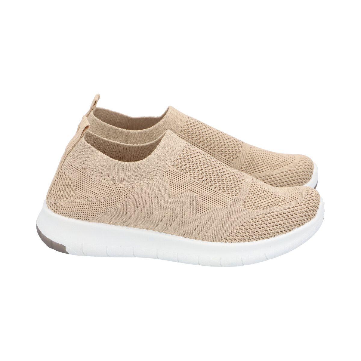 Zapatilla Mujer Beige Karen  Detogni-3