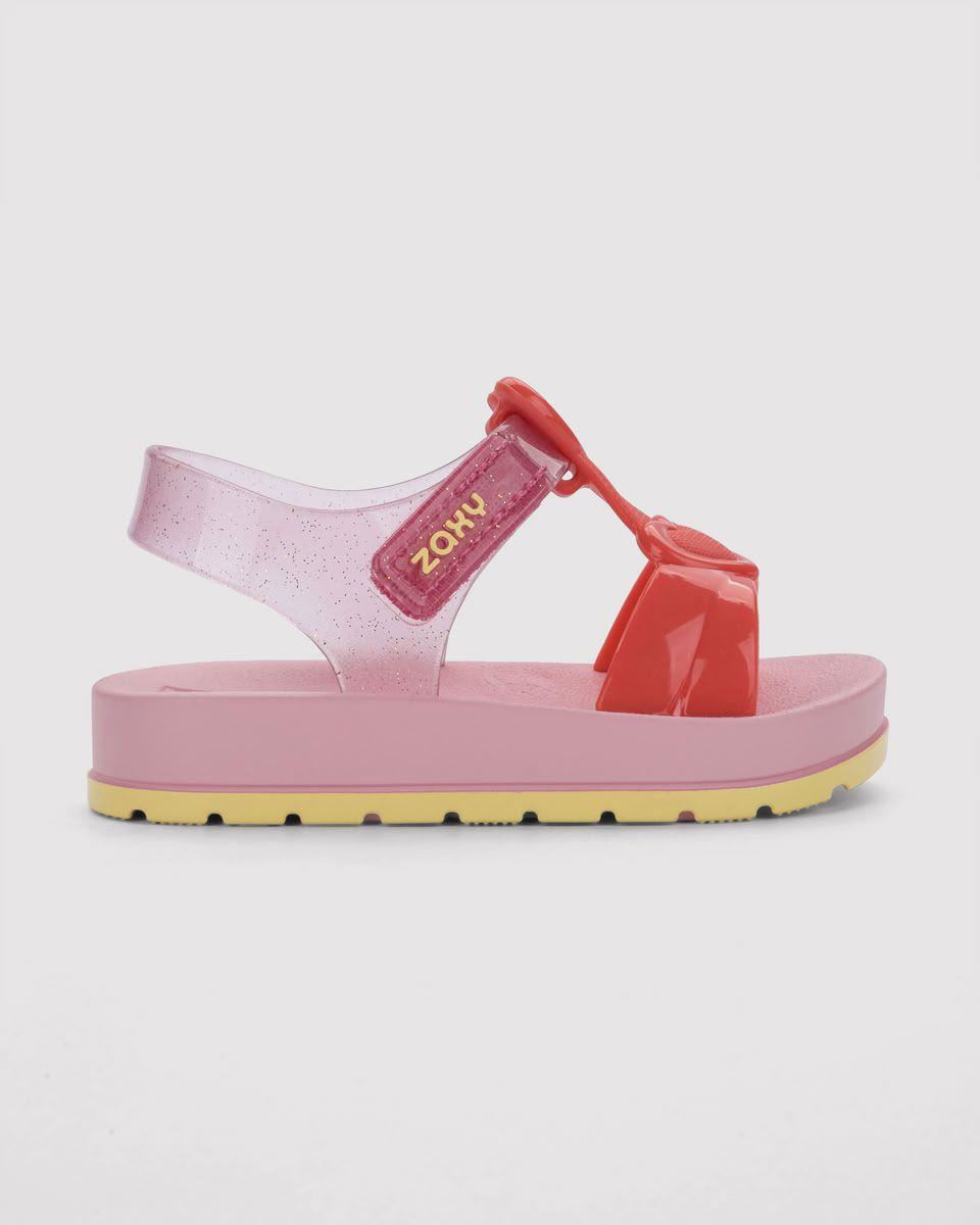Sandalia Bebé Rosa/Rojo Sweet Zaxy-0