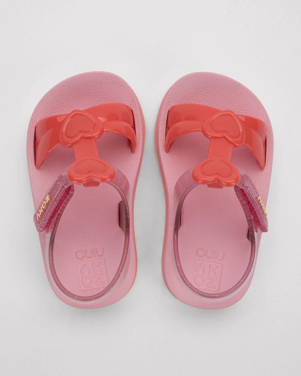 Sandalia Bebé Rosa/Rojo Sweet Zaxy-1