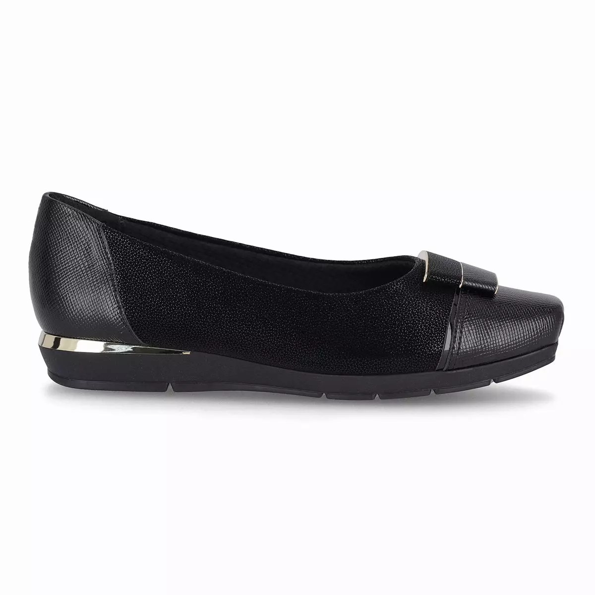 Zapato Mujer Negro/Dorado Fernanda Piccadilly-0