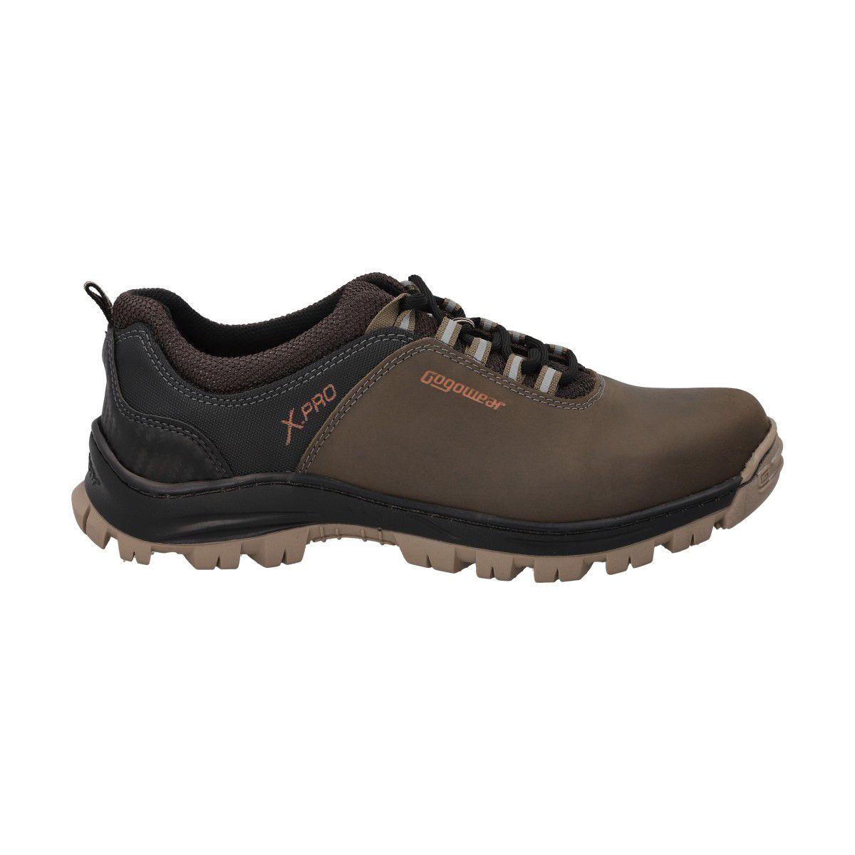 Zapatilla Hombre Trekking Marrón Endurance Gogowear-0