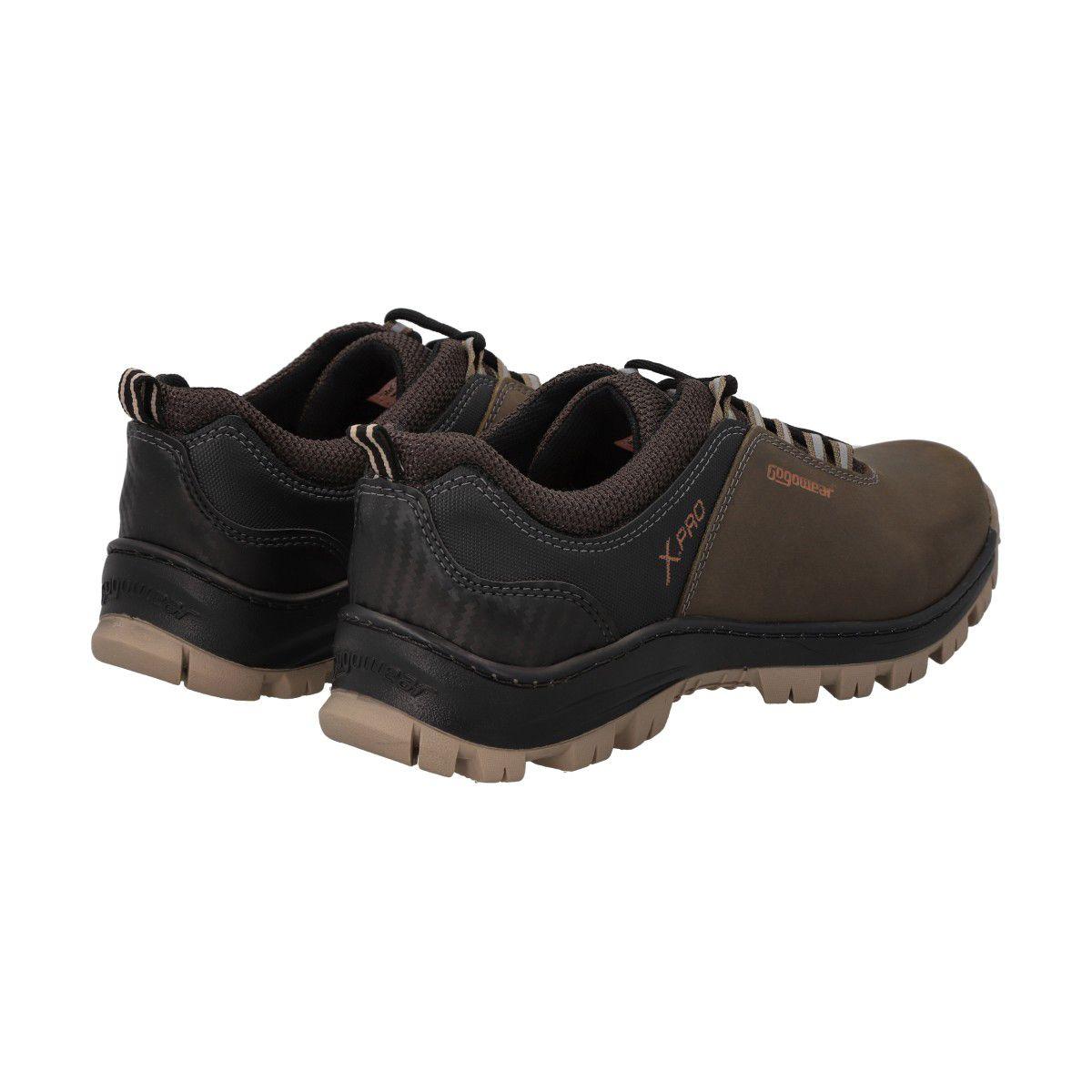 Zapatilla Hombre Trekking Marrón Endurance Gogowear-3