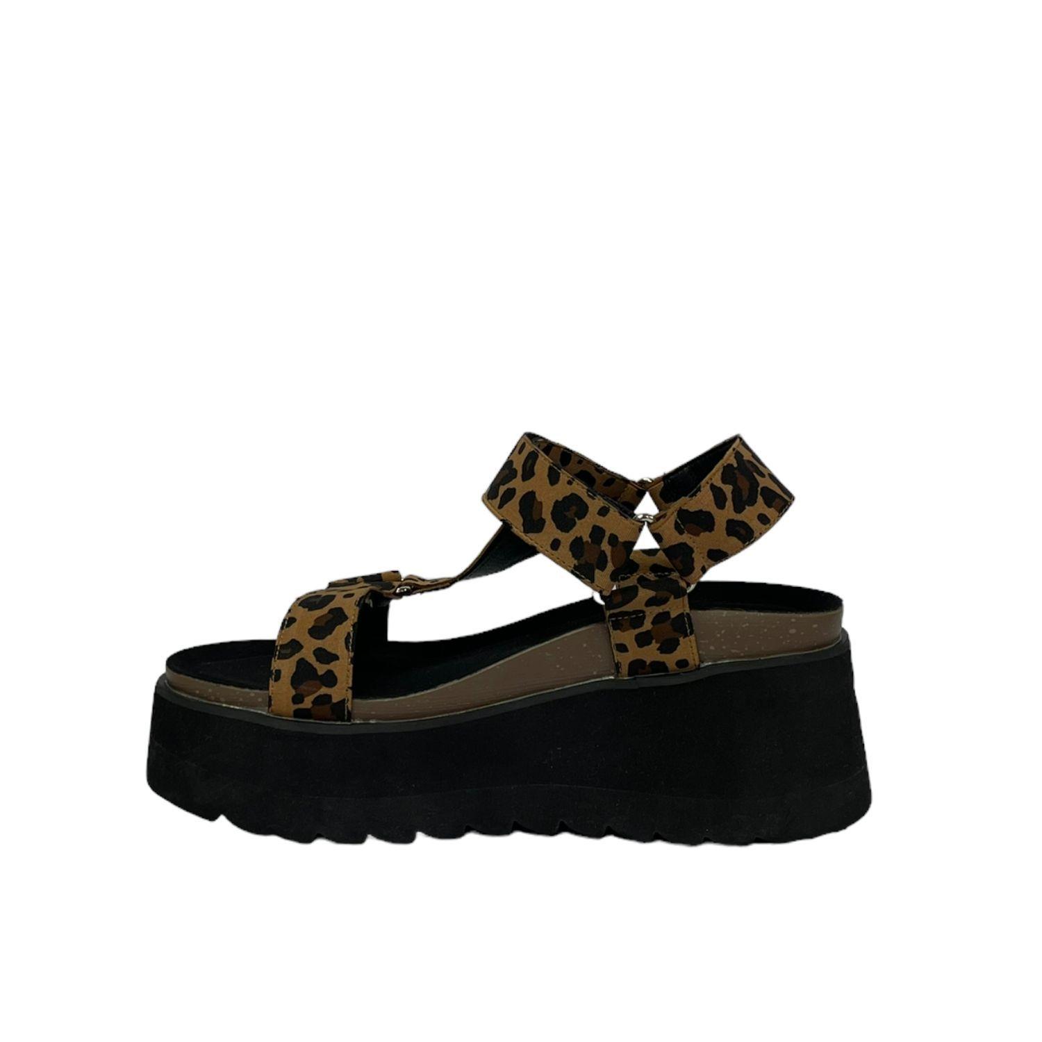 Sandalia Mujer Leopardo/Beige  Rocio Detogni-1