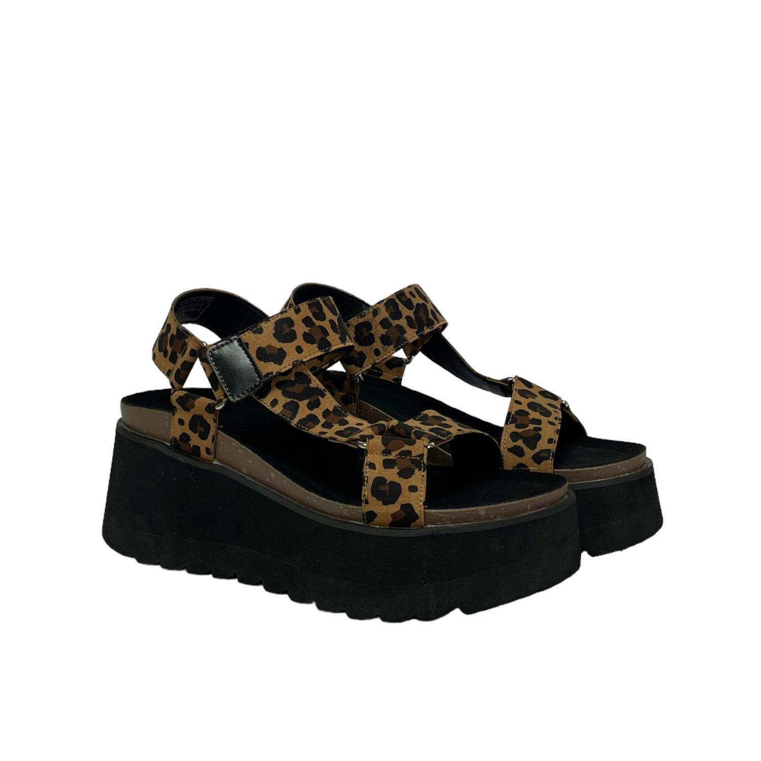 Sandalia Mujer Leopardo/Beige  Rocio Detogni-2