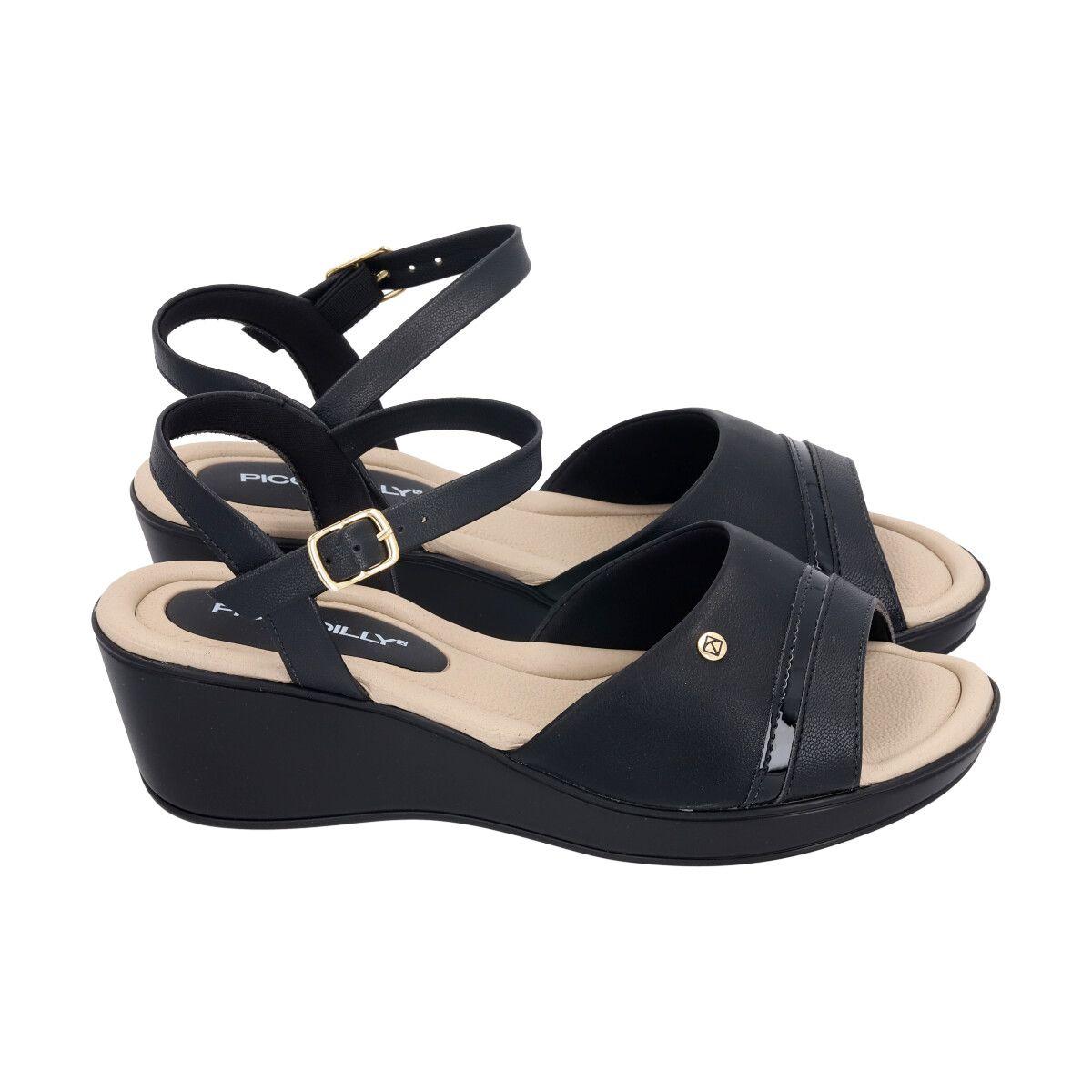 Sandalia Cecilia Negro Piccadilly-2