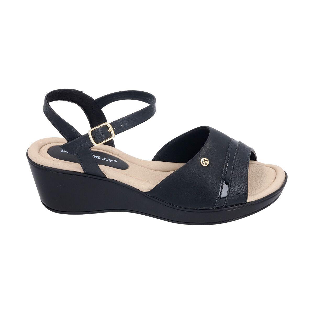 Sandalia Cecilia Negro Piccadilly-3