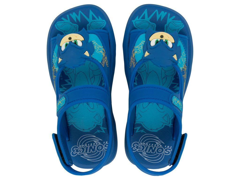Sandalia Infantil Azul Sonic Rush Ipanema-0