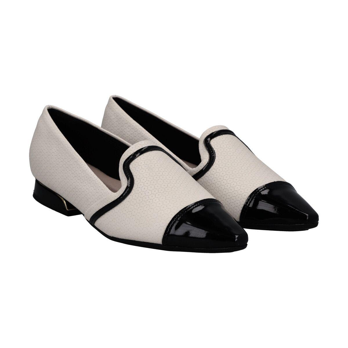 Zapato Ana Blanco/Negro Piccadilly-0