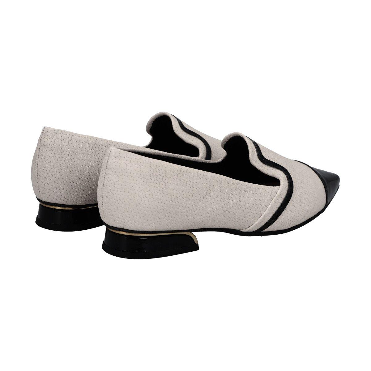Zapato Ana Blanco/Negro Piccadilly-1