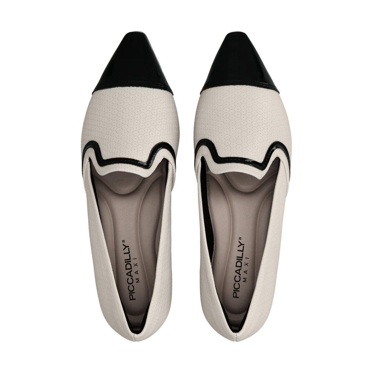 Zapato Ana Blanco/Negro Piccadilly-3