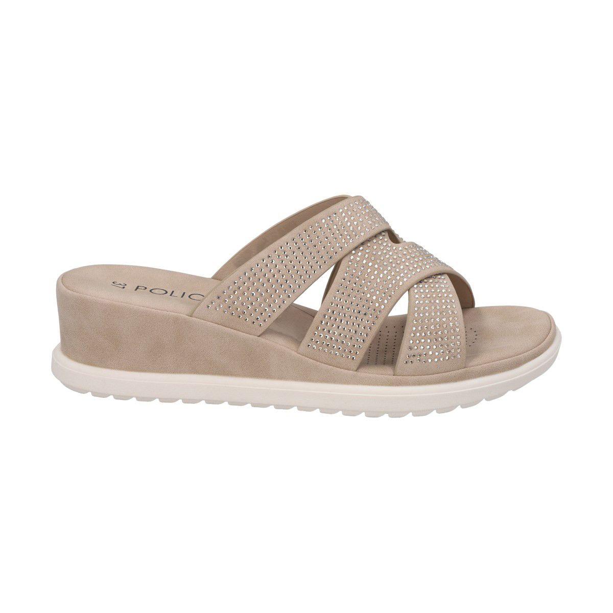 Sandalia Mujer Beige Lili Police-4