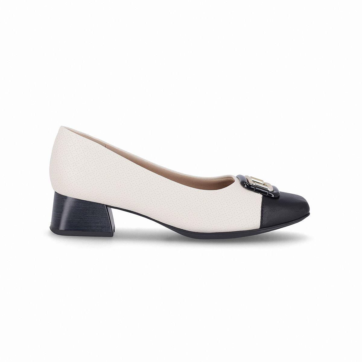 Zapato Tati Blanco/Negro Piccadilly-1