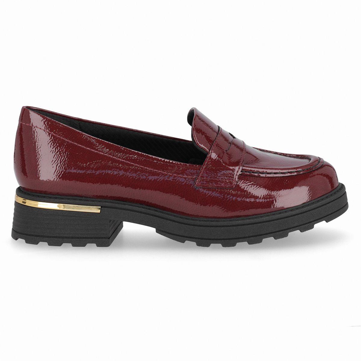 Mocasin Mujer Burdeo/Charol Gisa Piccadilly-0