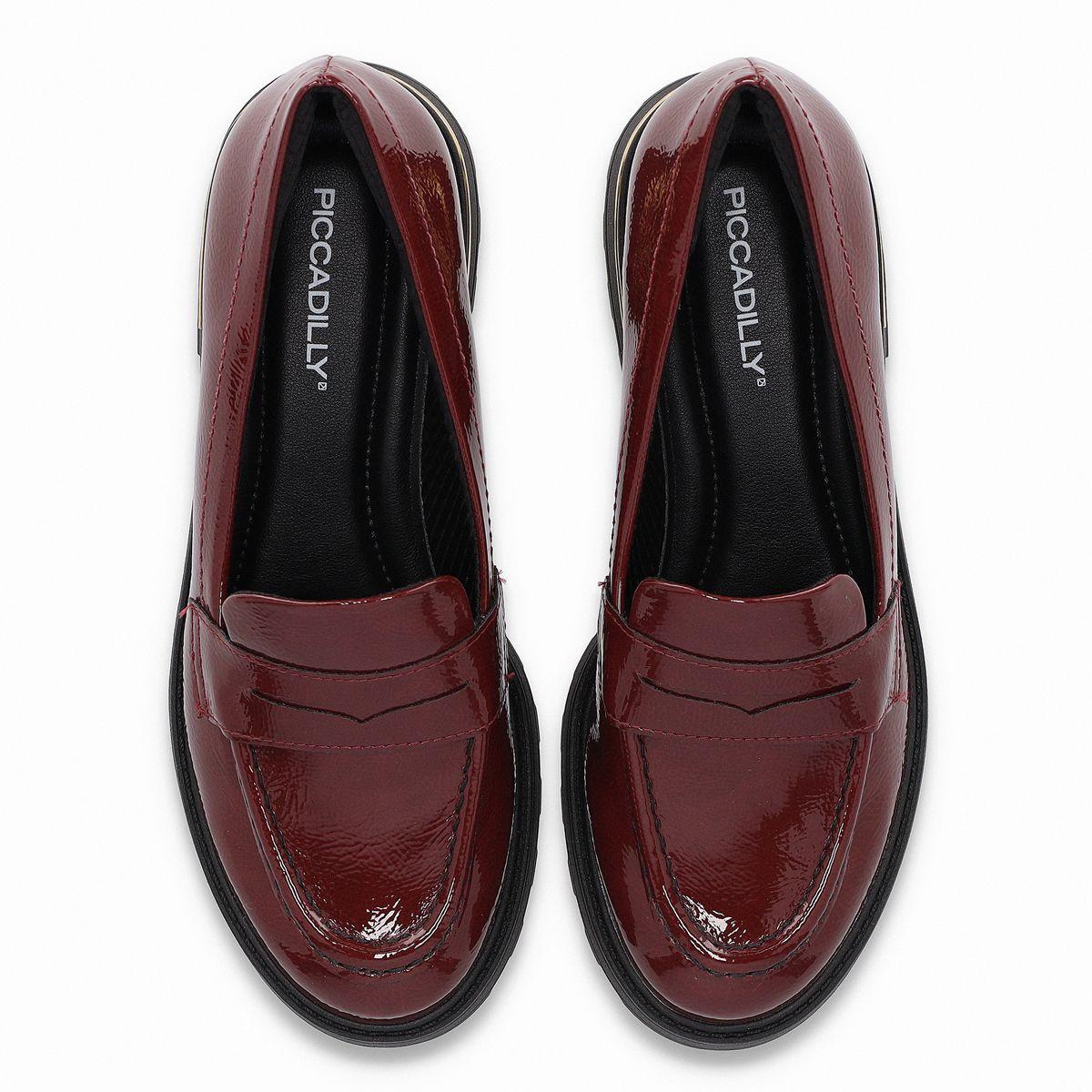 Mocasin Mujer Burdeo/Charol Gisa Piccadilly-1